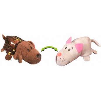 Мягкая игрушка с пайетками ZooPriatki 2 в 1 Лабрадор-Кот 12 см  (554IT-ZPR)