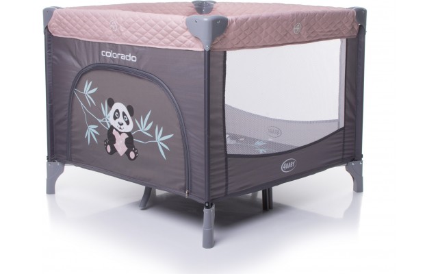 Детский манеж складной 4Baby Colorado Розовый с сумкой для хранения (4CL05)