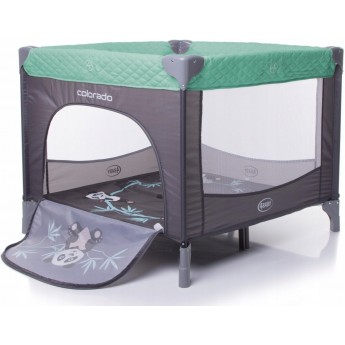Детский манеж складной 4Baby Colorado Зеленый с сумкой для хранения (4CL06)