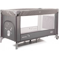 Детский манеж-кровать складной 4Baby Royal Серый с сумкой для хранения (4RO1)