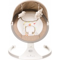 Детская качалка электрическая шезлонг 4Baby Rock`n relax camel Бежевая (4RR03)