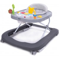 Ходунки 4Baby Walk'n Push Тёмно-серые (4WP01)