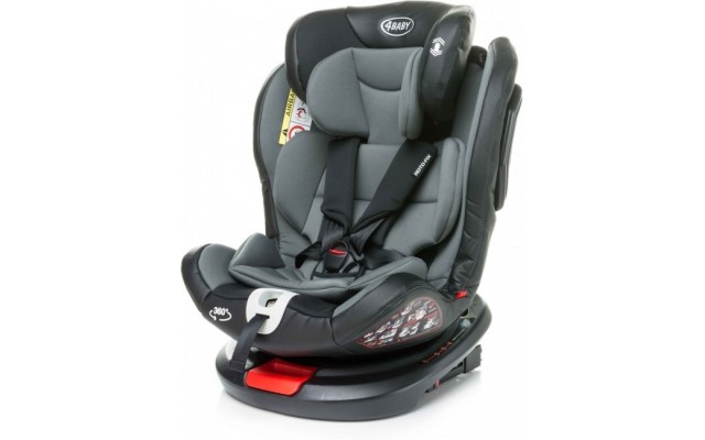 Автокресло 4Baby Roto-Fix 0-36 кг Серое (4RF03)