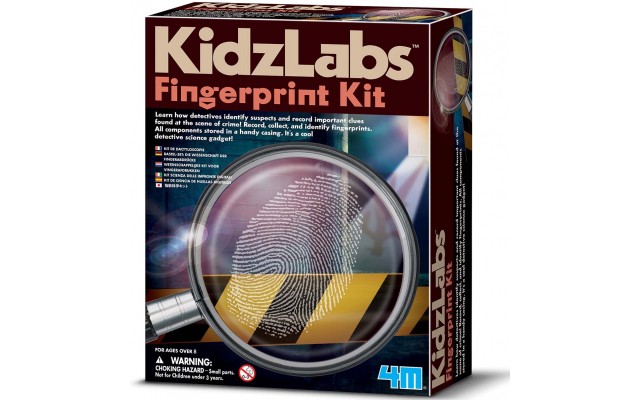 Набор юного детектива 4M KidzLabs Отпечатки пальцев (00-03248)
