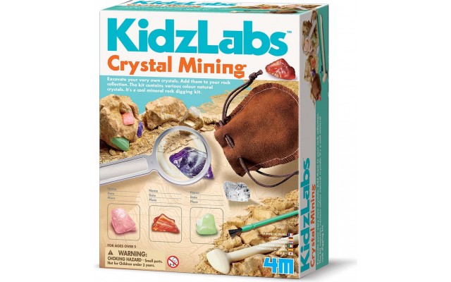 Набір для дослідів 4M KidzLabs Видобуток мінералів, англ. (00-03252)