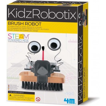 Набір-конструктор 4M KidzRobotix Робот-щітка (00-03282)