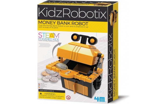 Набір-конструктор 4M KidzRobotix Робот-скарбничка (00-03422)