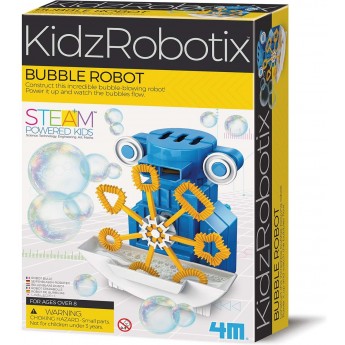 Набір для експериментів 4M KidzRobotix робот Мильні бульбашки (00-03423)