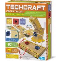 Набір для дослідів 4M Techcraft Паперові схеми, світло і звук (00-03429)
