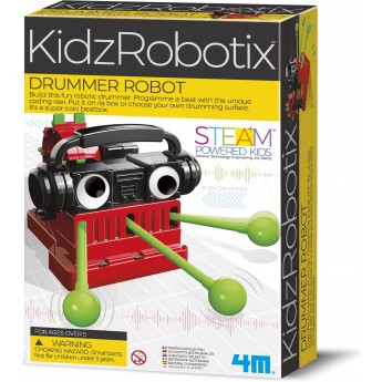 Набор-конструктор 4M KidzRobotix Робот-барабанщик (00-03442)