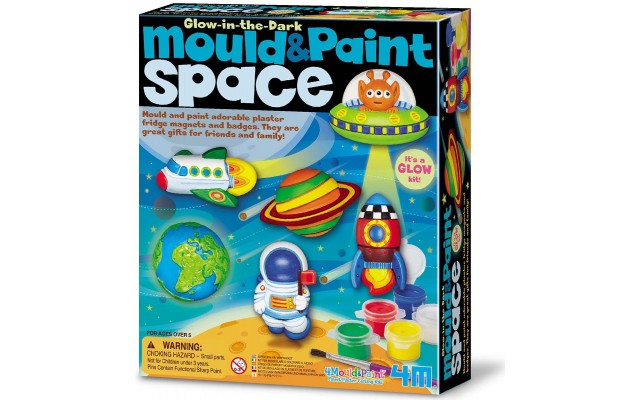 Набір для створення гіпсових магнітів 4M Mould&Paint Космічні об'єкти (00-03546)