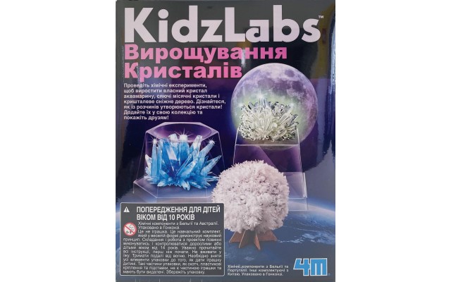 Набор для опытов 4M KidzLabs Выращивание кристаллов (00-03917/EU/ML)