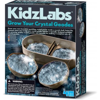 Набор для экспериментов KidzLabs 4M Выращивание кристаллов жеоды (00-03919/EU)