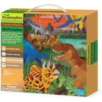 3D-пазл с фигурками 4M Thinking Kits Динозавры (00-04668)