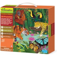 3D-пазл с фигурками 4M Thinking Kits Тропический лес (00-04678)