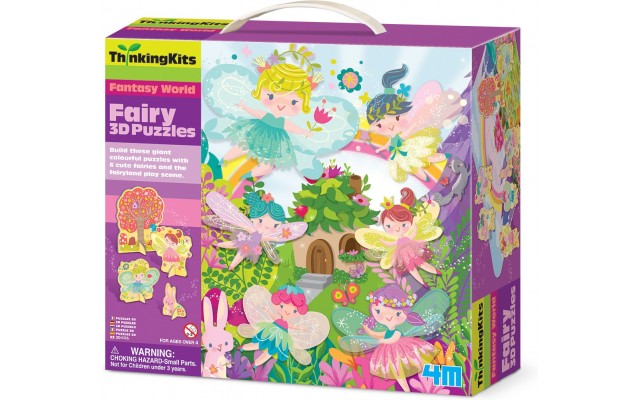 3D-пазл з фігурками 4M Thinking Kits Феї (00-04717)