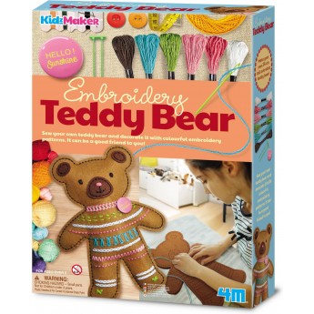 Набір для творчості 4M KidzMaker Пошиття ведмедика (00-04724)
