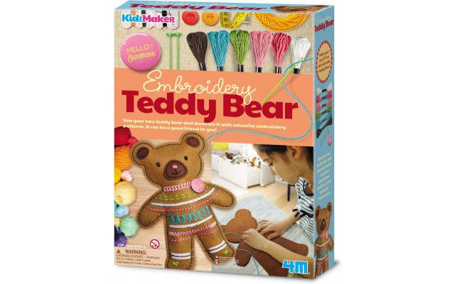 Набір для творчості 4M KidzMaker Пошиття ведмедика (00-04724)