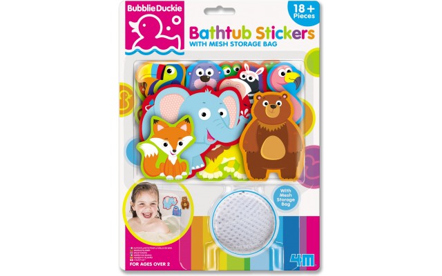 Наліпки у ванну 4M Bubblie Duckie Зоопарк (00-04746)