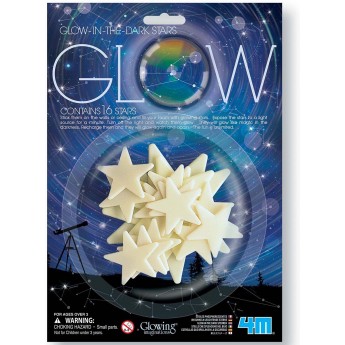 Набір сяючих наклейок 4M Glowing Imaginations Зірки (00-05210)