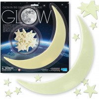 Набор сияющих наклеек 4M Glowing Imaginations Луна и звезды (00-05215)