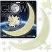 Набір сяючих наклейок 4M серії Glowing Imaginations Місяць і зірки (00-05215) title=
