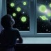 Набір сяючих 3D-наклейок 4M Glowing Imaginations Сонячна система (00-05423) title=