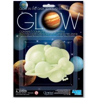 Набір сяючих 3D-наклейок 4M Glowing Imaginations Сонячна система (00-05423)