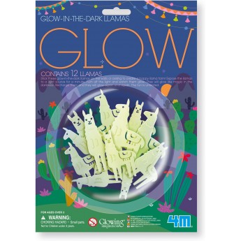 Набір сяючих наклейок 4M Glowing Imaginations Лами (00-05941)