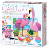 3D-пазл 4M Floor Puzzle Фламинго, с дополненной реальностью AR (00-06809)