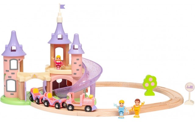 Игрушечная железная дорога BRIO Замок принцесс Disney (33312)