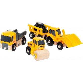 Игровой набор BRIO Строительная спецтехника, 5 шт. (33658)