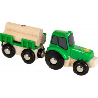 Іграшковий трактор-лісовоз для залізниці BRIO (33799)