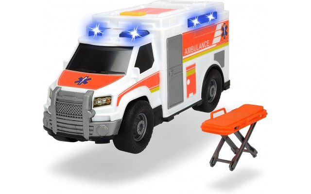 Машинка Dickie Toys Швидка допомога з ношами, звуком та світлом (3306002)