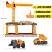 Набор машинок Dickie Toys Volvo Строительная станция со звуком и светом (3726009) title=