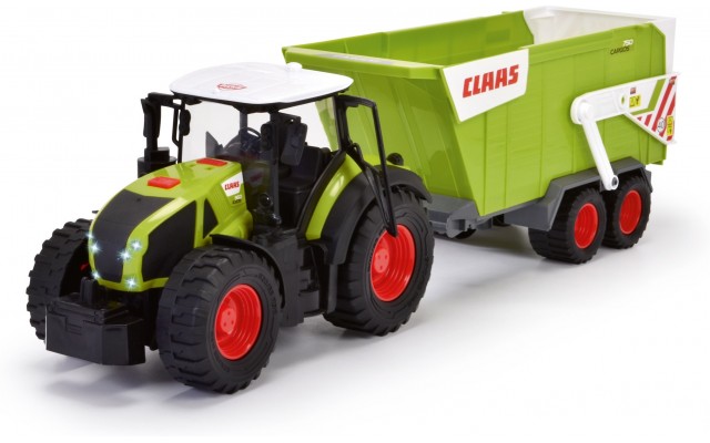 Игрушка Dickie Toys Трактор CLAAS с прицепом, светом и звуком (3739004)