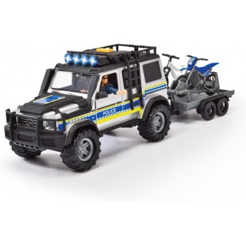 Игровой набор Dickie Toys джип Полиция с фигуркой,  звук и свет (3837023)
