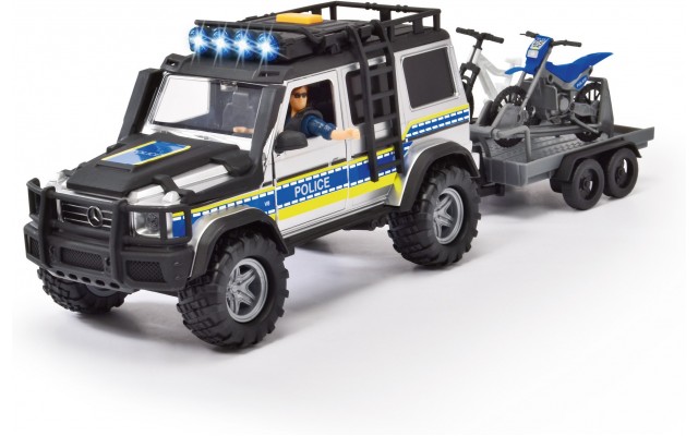 Игровой набор Dickie Toys джип Полиция с фигуркой,  звук и свет (3837023)