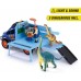 Ігровий набір Dickie Toys Дослідження динозаврів, машина зі світлом і звуком, 3 динозаври, 1 фігурка, 28 см  (3837025) title=