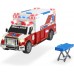 Іграшка Dickie Toys Швидка допомога з ношами, світло та звук (3308389) title=