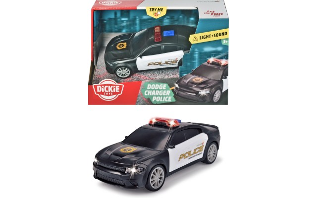 Машинка Dickie Toys Полиция Додж Чарджер со светом и звуком, 15 см (3712020)