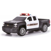 Полицейская машинка Dickie Toys Чеви Сильверадо со светом и звуком, 15 см (3712021)
