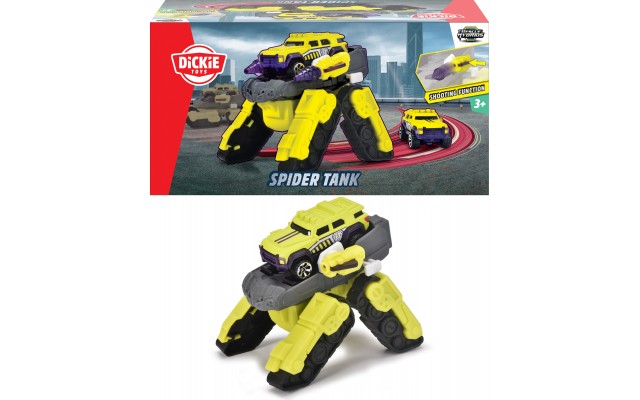 Игрушка Dickie Toys Гибрид-спаситель Танк-паук, 11 см (3792002)