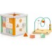 Деревянный бизикуб Ecotoys счёты с числами, сортер, лабиринт (1031) title=