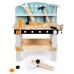 Игровой набор Ecotoys Деревянная мастерская с инструментами, 32 ел. (1176N) title=