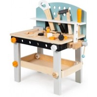 Ігровий набір Ecotoys Дерев'яна майстерня з інструментами, 32 ел. (1176N)