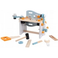 Игровой набор Ecotoys Деревянная мастерская с инструментами, 52 эл. (1182N)