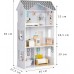 Игровой деревянный кукольный домик Ecotoys Grace 3 этажа мебель (8210) title=