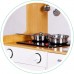 Детская деревянная кухня Ecotoys звук кипения посветка и аксессуары  (PLK534) title=