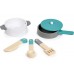 Детская деревянная кухня Ecotoys со стиральной машиной и аксессуарами (TL18061) title=